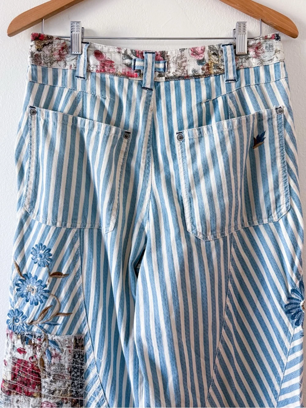 Free People Runyon Patched Craft Pants in West Ridge Size 6 Preloved - Picture 5 of 13